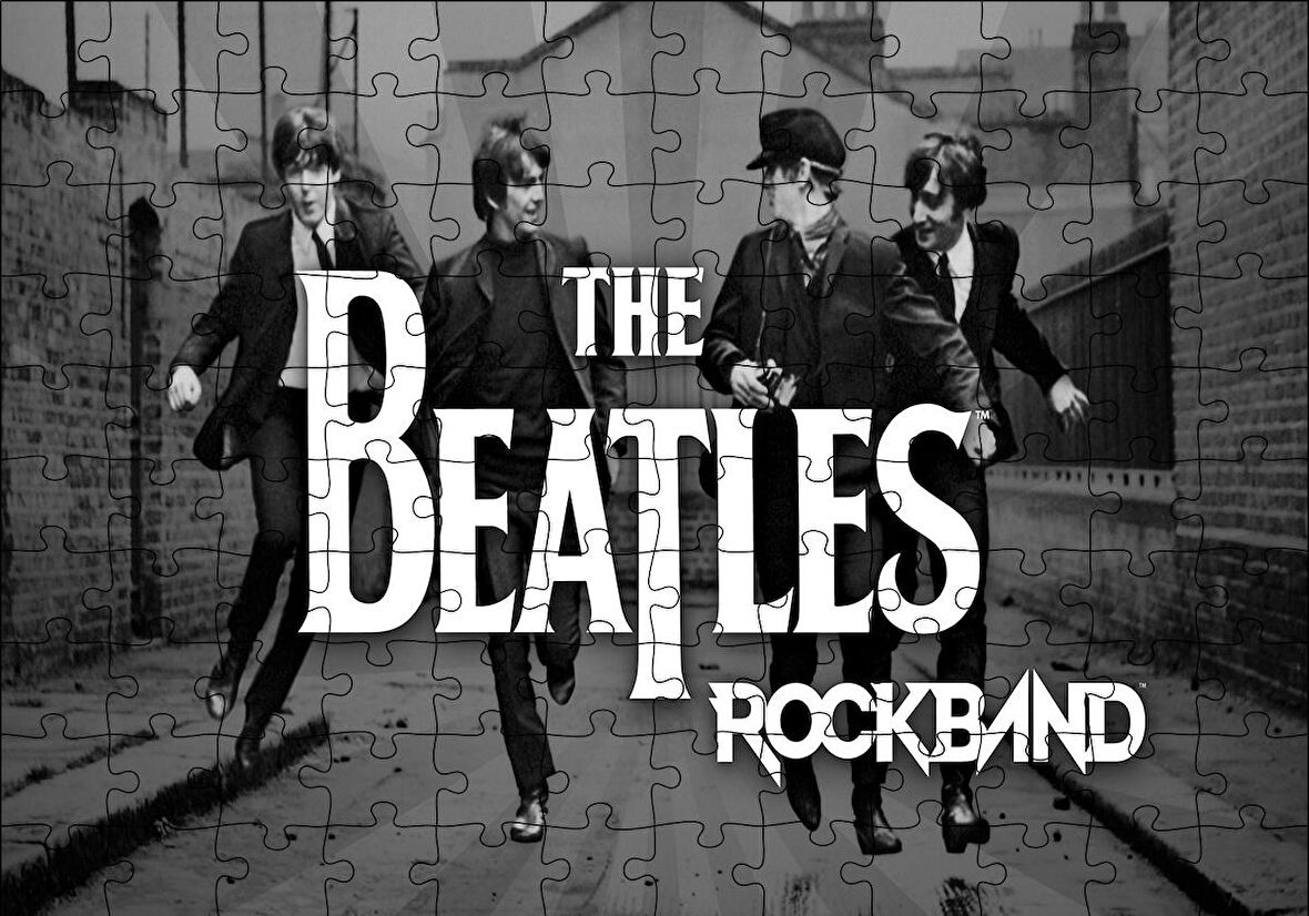 Cakapuzzle  The Beatles Rock Grubu Puzzle Yapboz MDF Ahşap