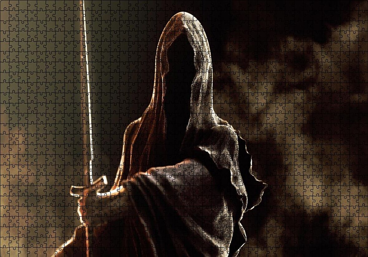 Cakapuzzle  Yüzüklerin Efendisi Nazgul Yakın Plan Puzzle Yapboz MDF Ahşap