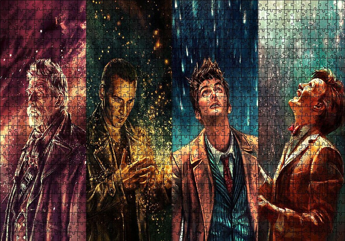 Cakapuzzle  Doctor Who Karakterler Puzzle Yapboz MDF Ahşap