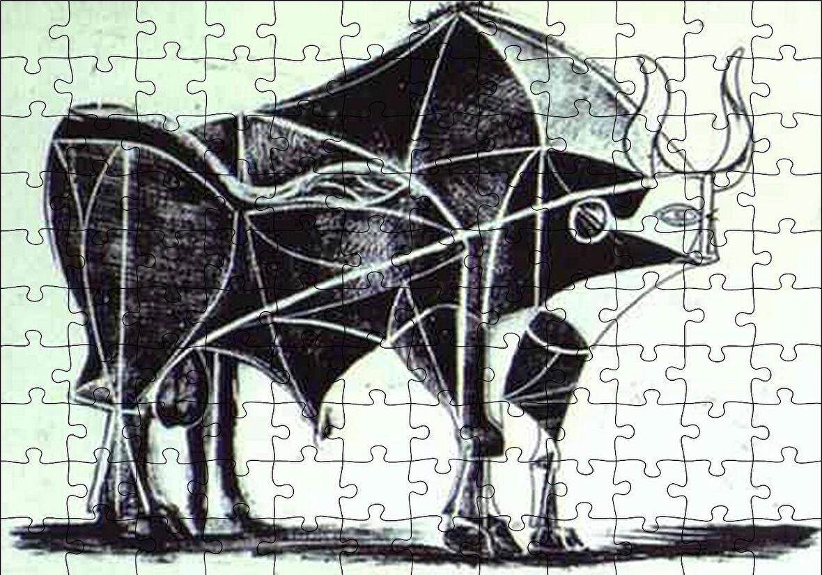 Cakapuzzle  Le Taureau Puzzle Yapboz MDF Ahşap