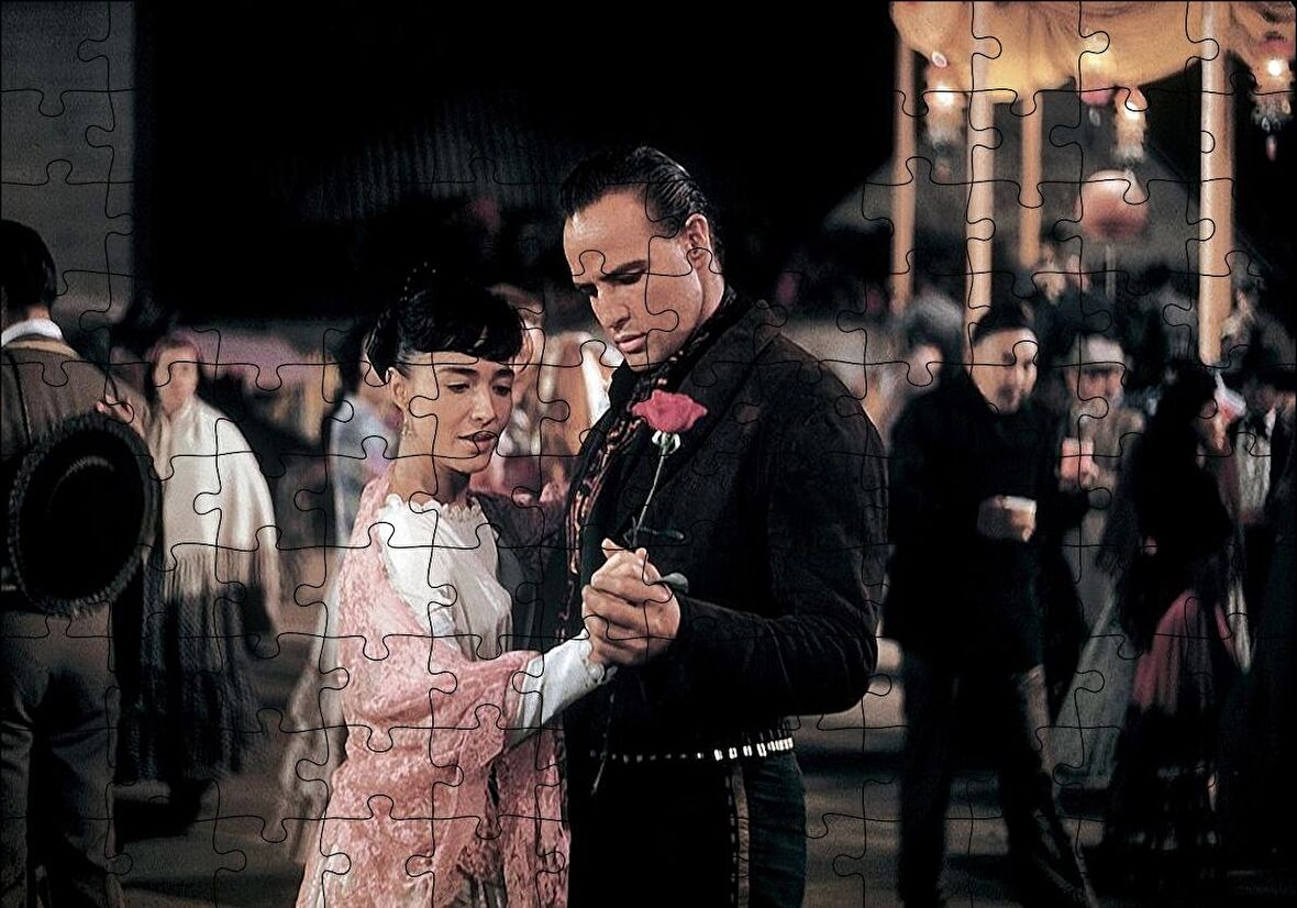 Cakapuzzle  Marlon Brando Dans Ediyor Puzzle Yapboz MDF Ahşap