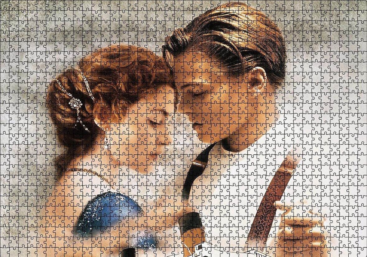 Cakapuzzle  Titanic Rose ve Jack Dans Ediyor Puzzle Yapboz MDF Ahşap