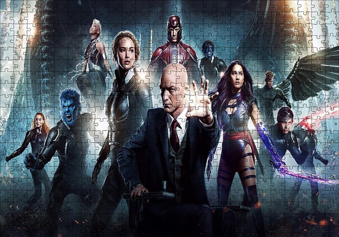 Cakapuzzle  X Men Ekip Puzzle Yapboz MDF Ahşap