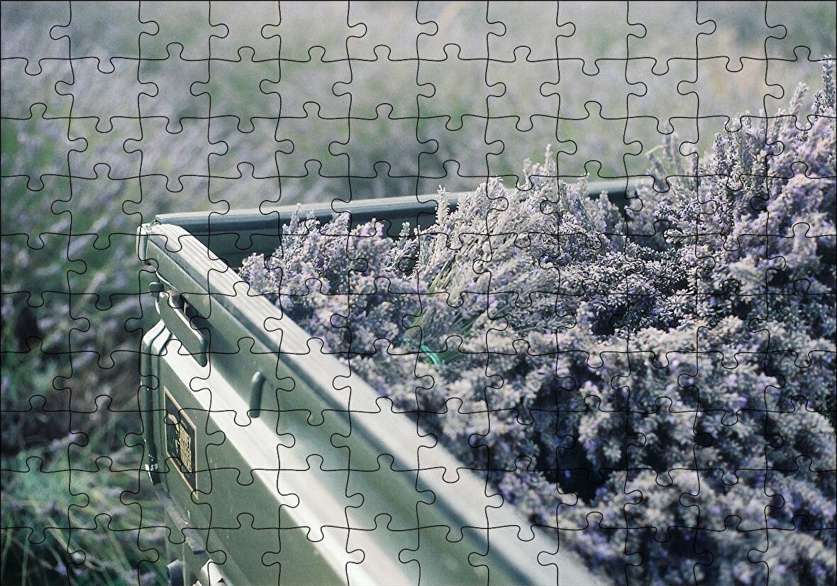 Cakapuzzle  Kasada Lavantalar Puzzle Yapboz MDF Ahşap