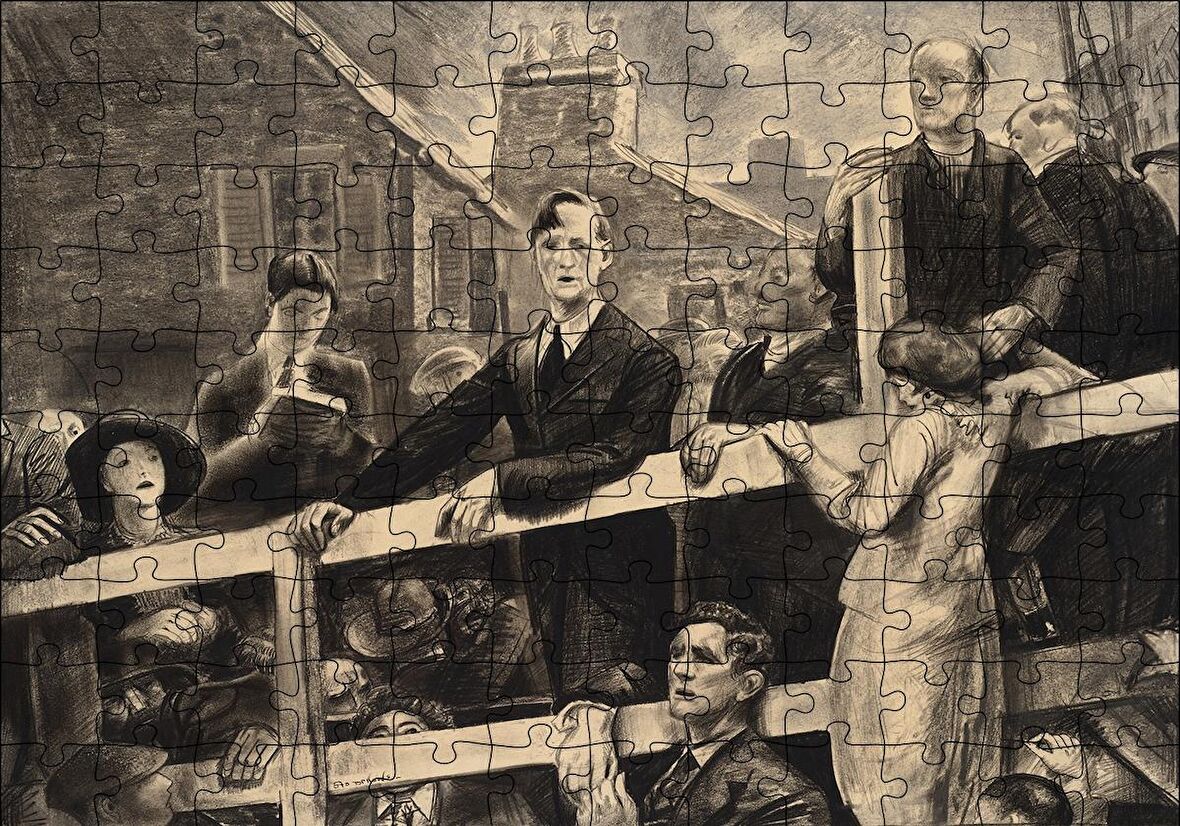 Cakapuzzle  Köprüde Özgürlük Mücadelesi Puzzle Yapboz MDF Ahşap