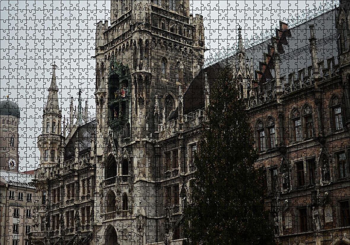 Cakapuzzle  Tarihi Görkemli Katedral Puzzle Yapboz MDF Ahşap