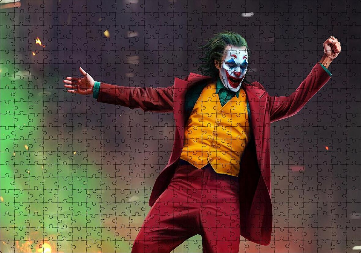 Cakapuzzle  Joker Anime Karakter Posteri Puzzle Yapboz MDF Ahşap