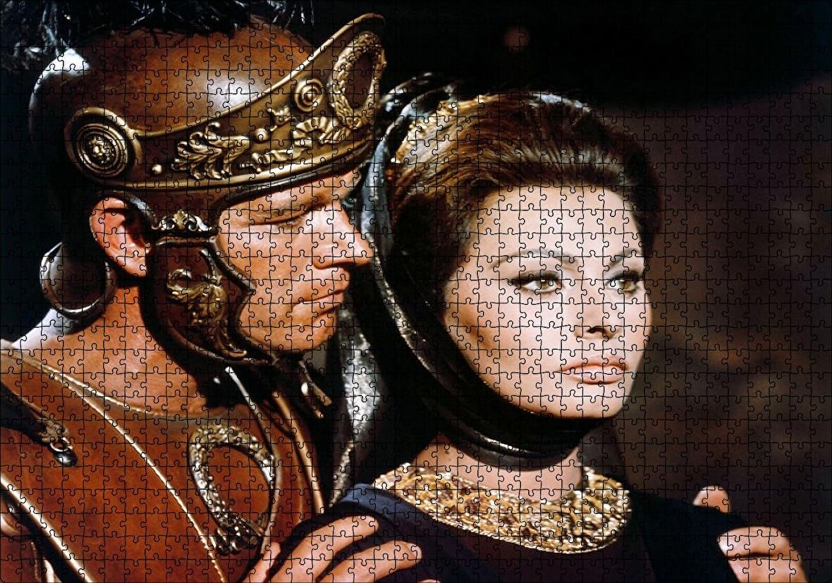 Cakapuzzle  Sophia Loren Roma İmparatorluğunun Düşüşü Görseli Puzzle Yapboz MDF Ahşap