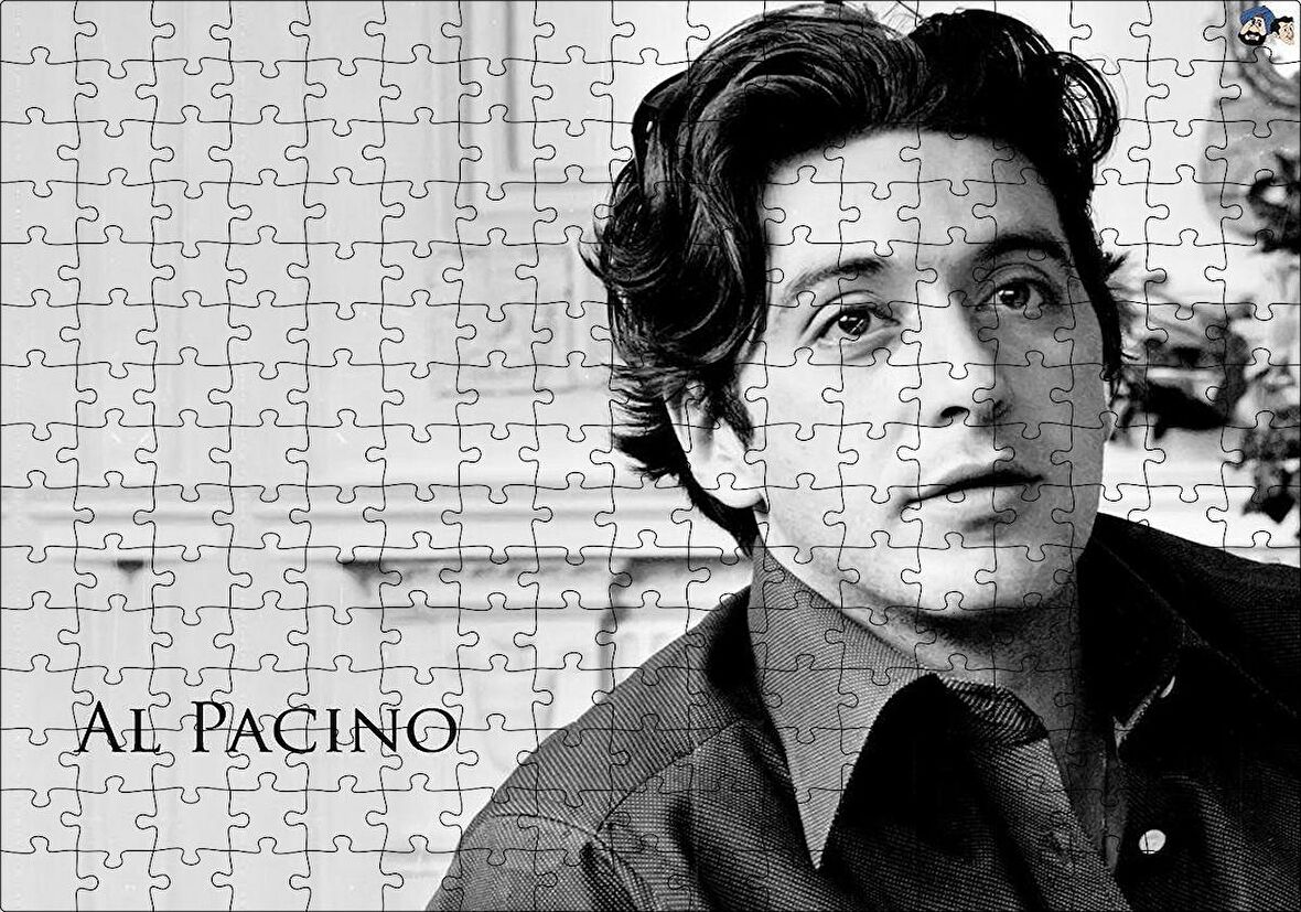 Cakapuzzle  Al-Pacino Gençlik Resmi Puzzle Yapboz MDF Ahşap