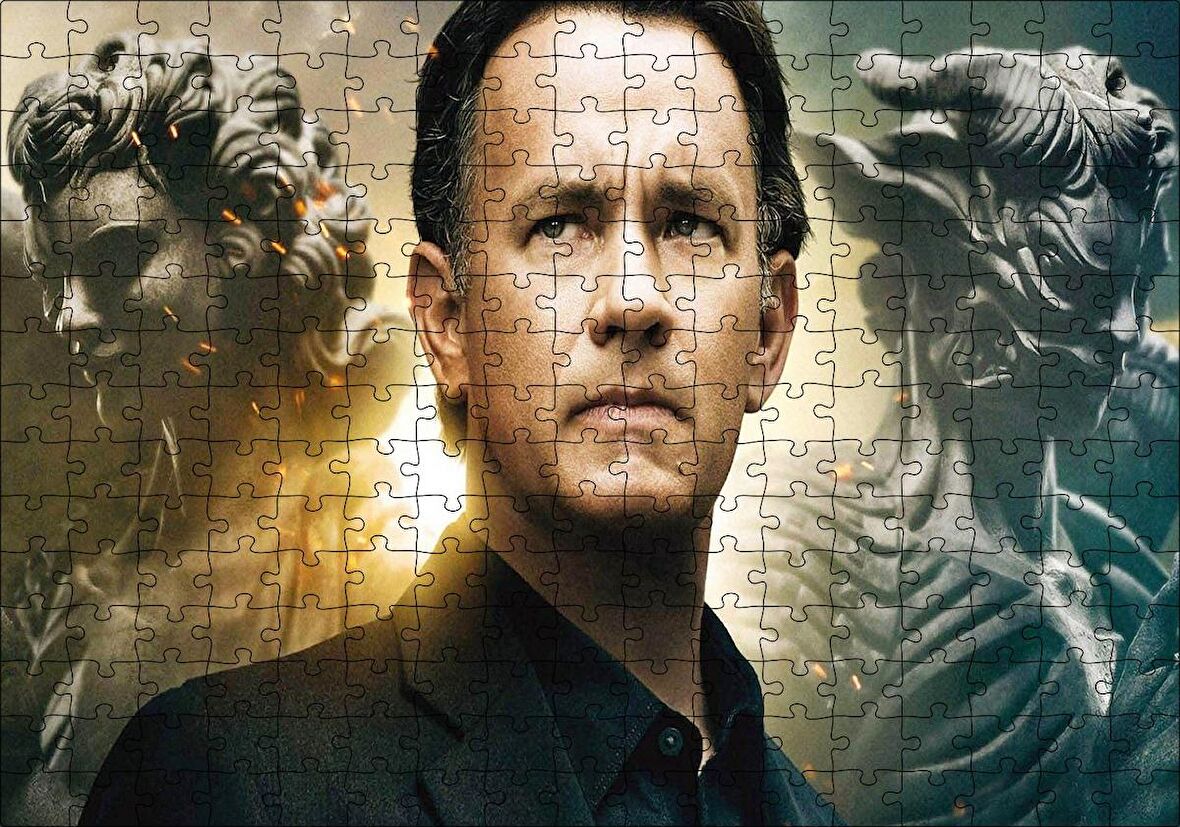 Cakapuzzle  Tom Hanks Melekler Ve Şeytanlar Film Puzzle Yapboz MDF Ahşap