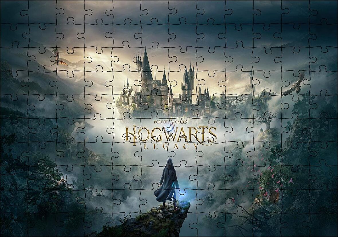 Cakapuzzle  2021 Harry Potter Oyunu Görseli Puzzle Yapboz MDF Ahşap