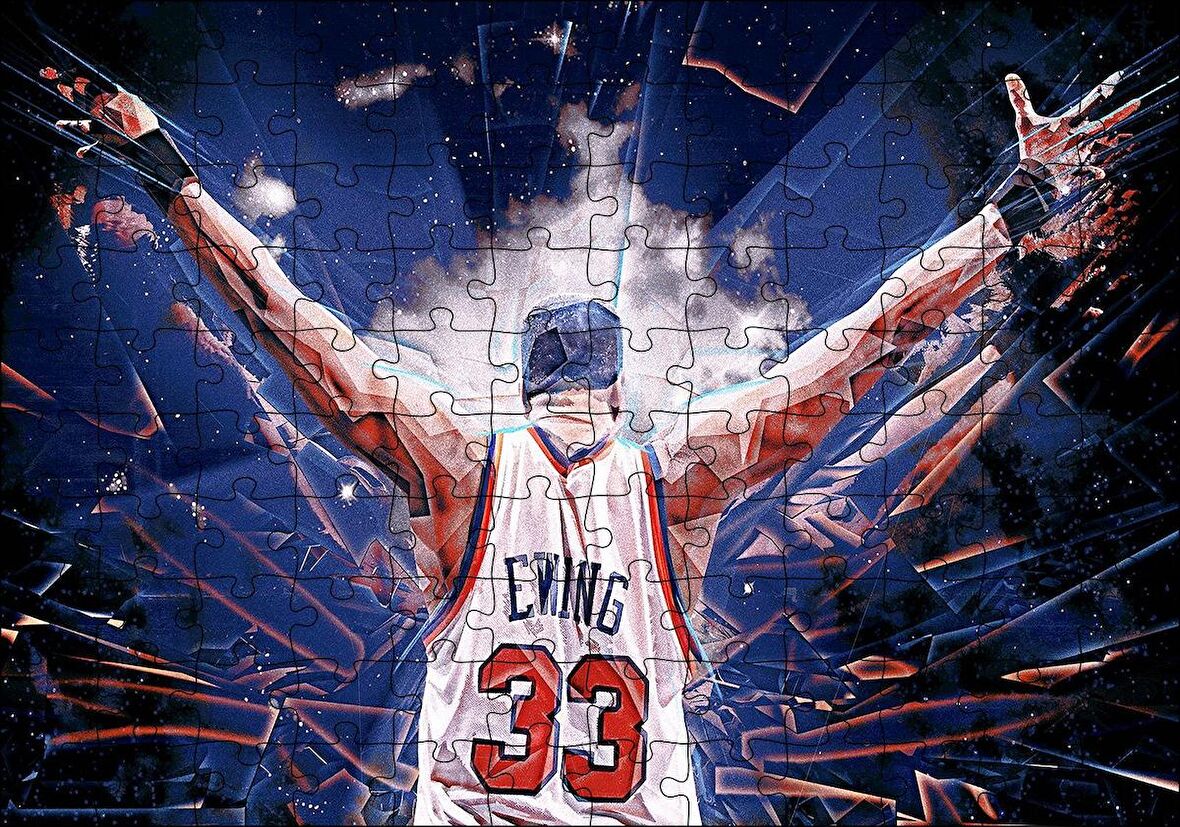 Cakapuzzle  Ewing 33 Numara Gece Fonu Puzzle Yapboz MDF Ahşap