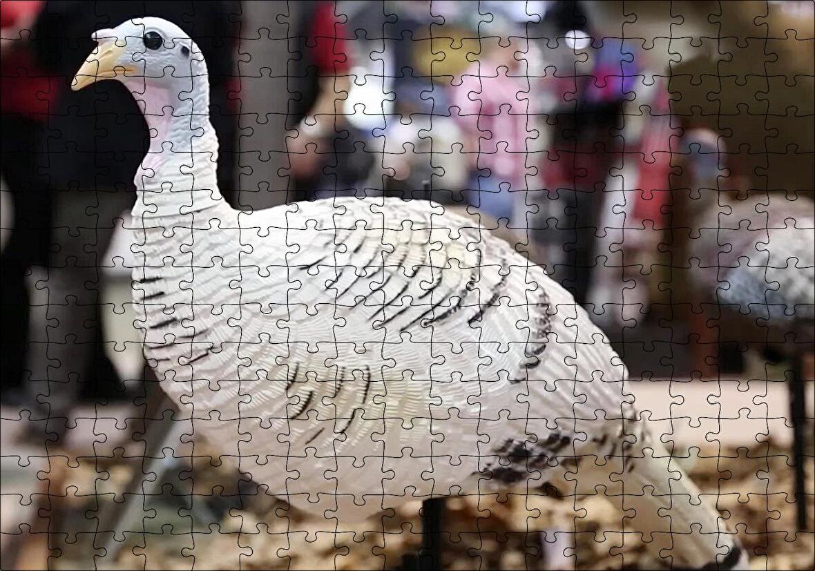 Cakapuzzle  Beyaz Hindi Biblo Puzzle Yapboz MDF Ahşap