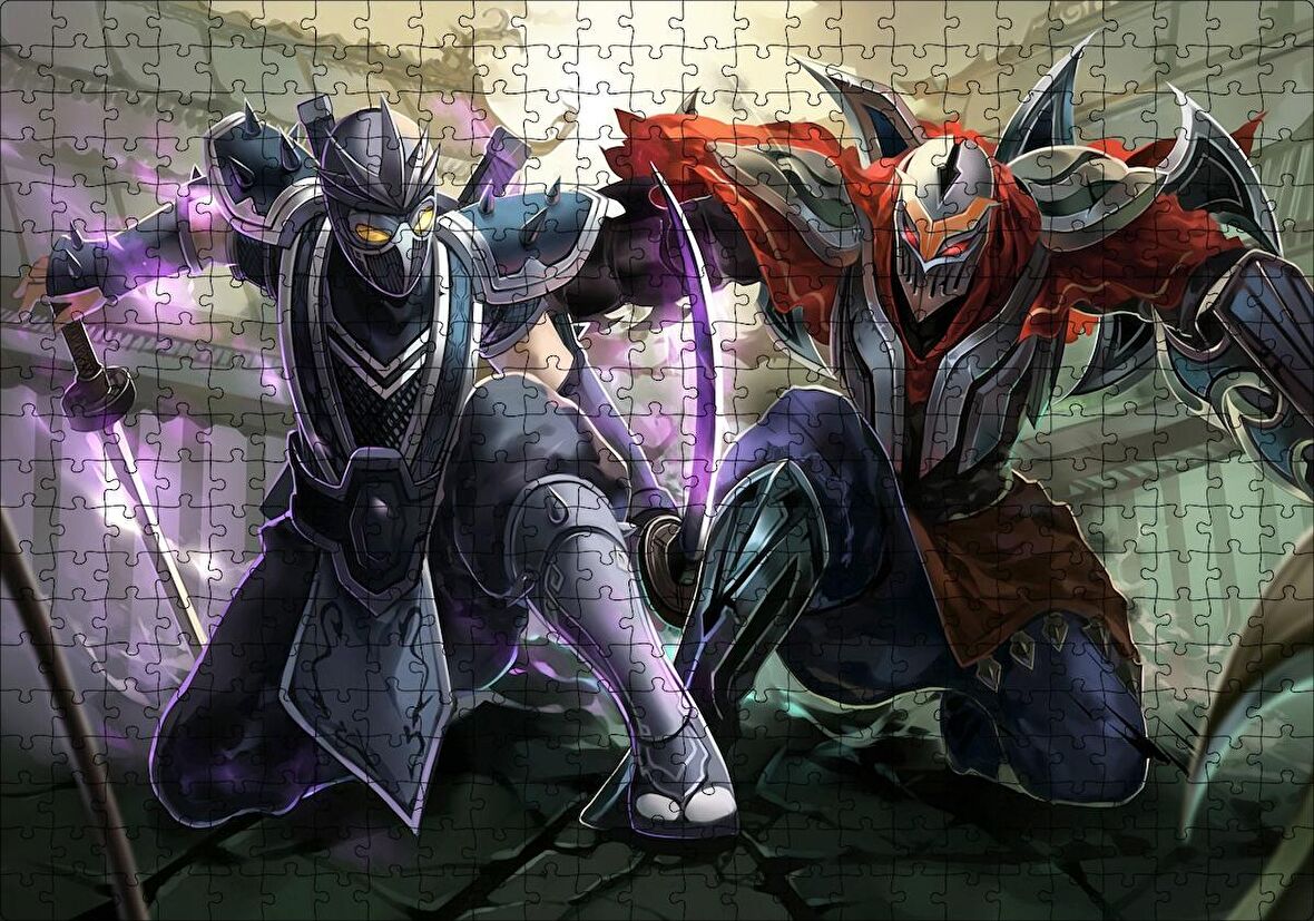 Cakapuzzle  League of Legends Karakterleri Puzzle Yapboz MDF Ahşap