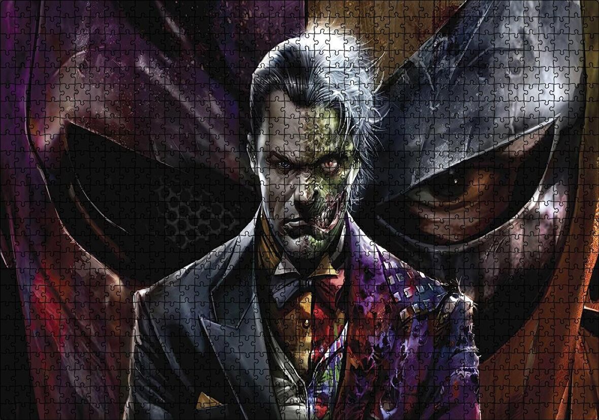 Cakapuzzle  İki Yüzlü Joker Görseli Puzzle Yapboz MDF Ahşap