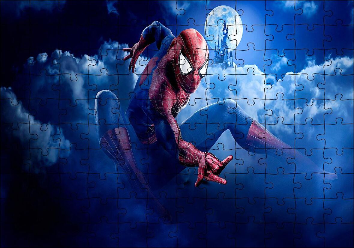 Cakapuzzle  Marvel Karakteri Örümcek Adam Görseli Puzzle Yapboz MDF Ahşap