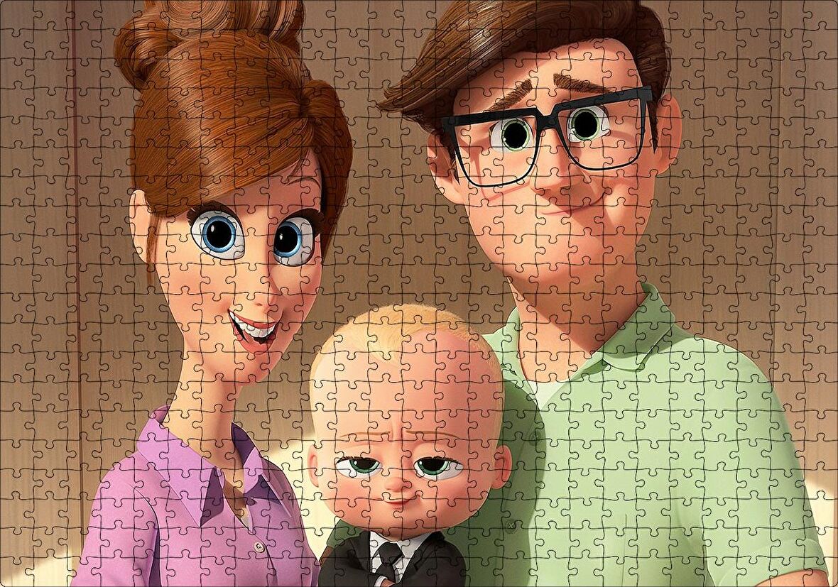 Cakapuzzle  Patron Bebek 2017 Animasyon Filmi Görseli Puzzle Yapboz MDF Ahşap