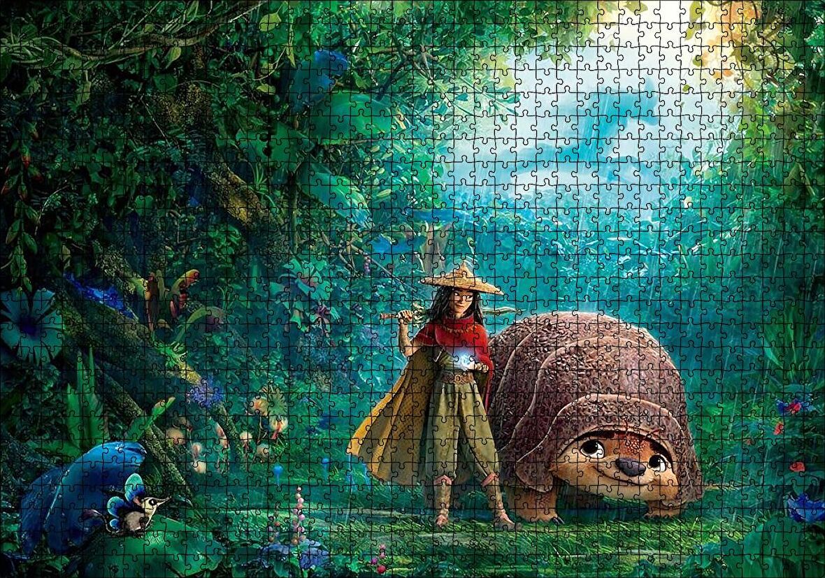 Cakapuzzle  Raya and the Last Dragon Görseli Puzzle Yapboz MDF Ahşap