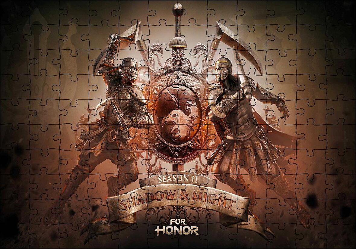 Cakapuzzle  For Honor Season 2 Shadow Ve Might Görseli Puzzle Yapboz MDF Ahşap