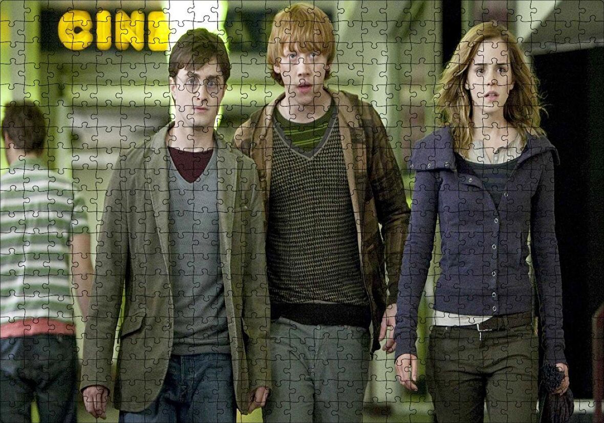 Cakapuzzle  Harry Potter Ve Ölüm Yadigarları Görseli Puzzle Yapboz MDF Ahşap