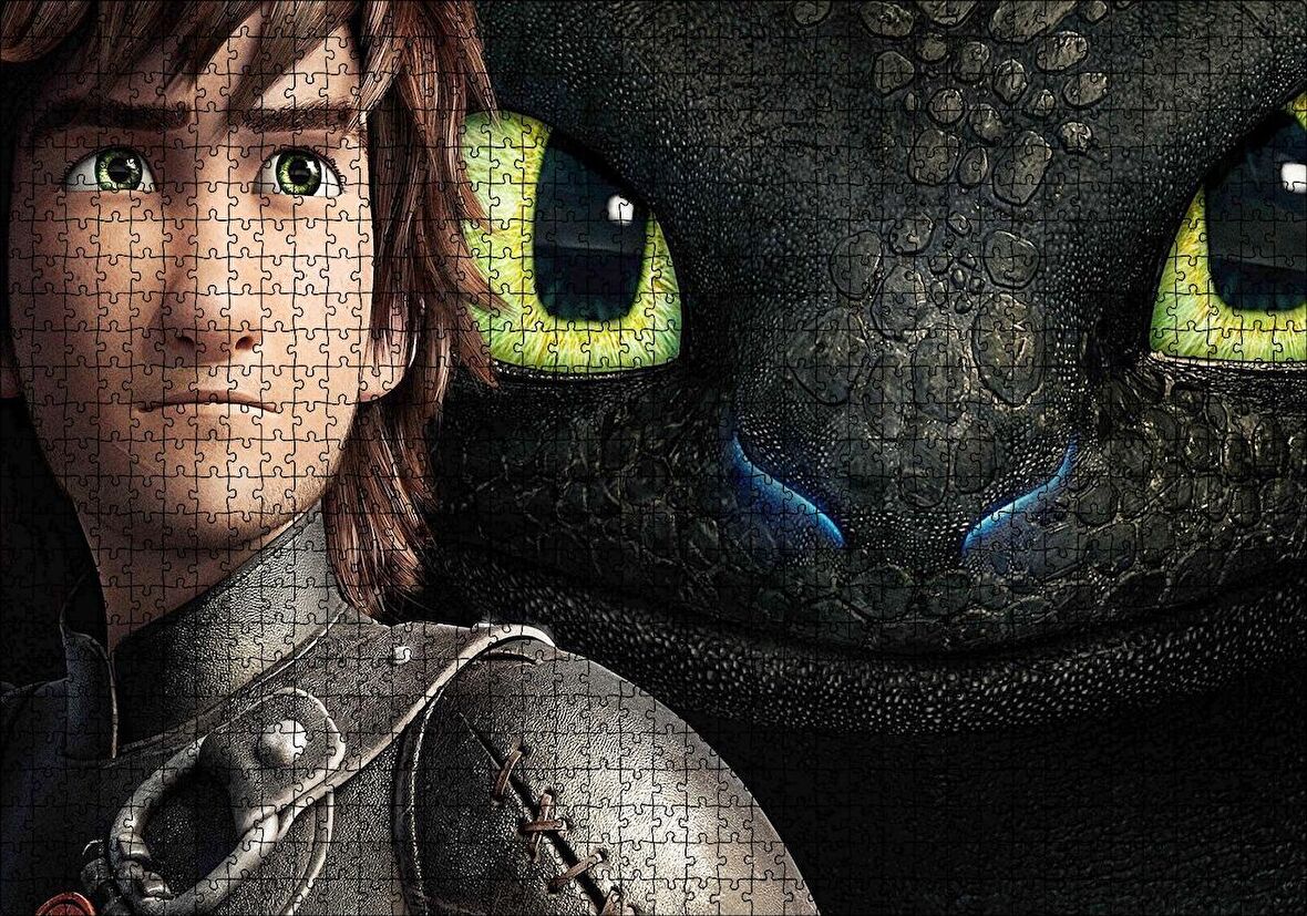 Cakapuzzle  Hıçgıdık ve Gecenin Gölgesi Puzzle Yapboz MDF Ahşap