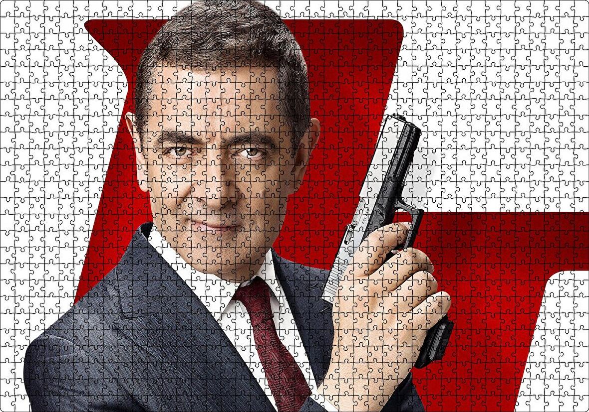 Cakapuzzle  Johnny English Puzzle Yapboz MDF Ahşap