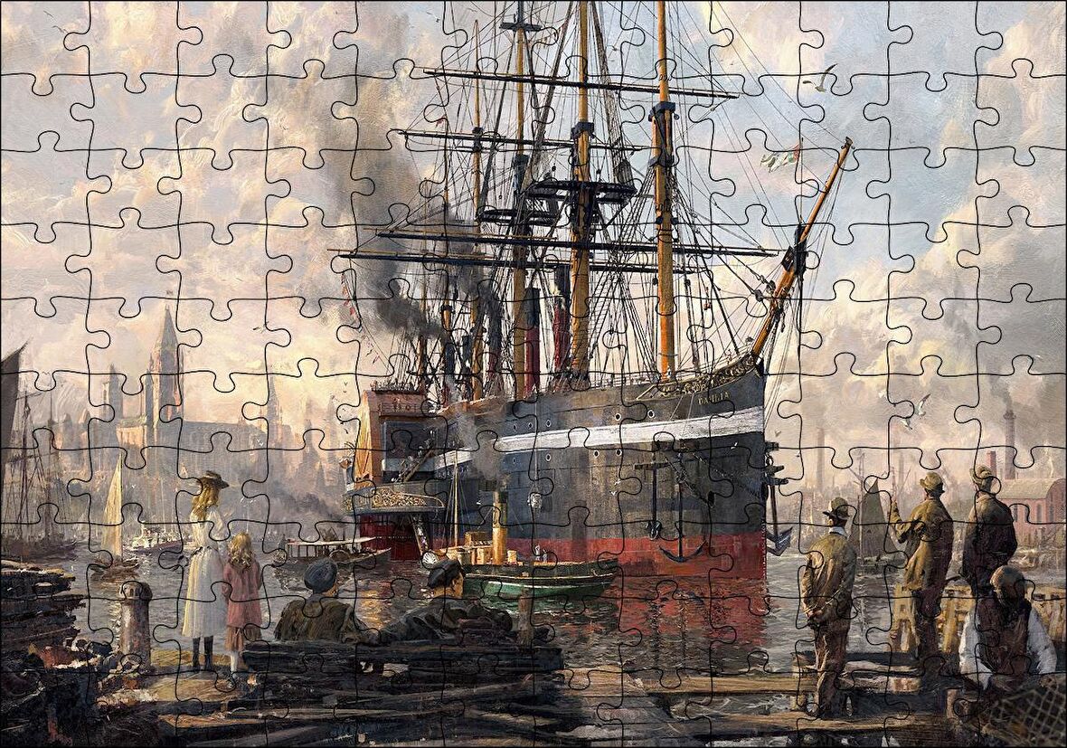 Cakapuzzle  Anno 1800 Görseli Puzzle Yapboz MDF Ahşap