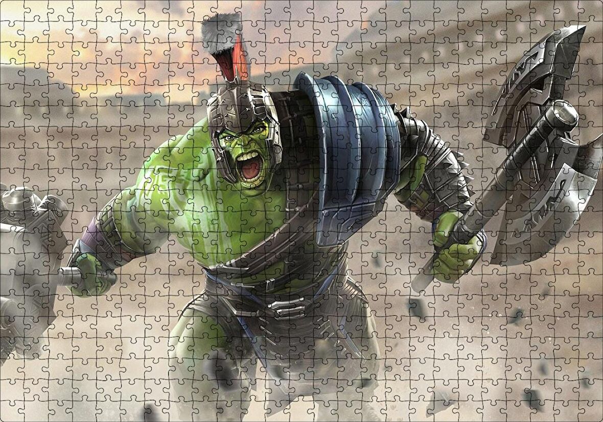 Cakapuzzle  Hulk Gladyatör Arenasında Puzzle Yapboz MDF Ahşap