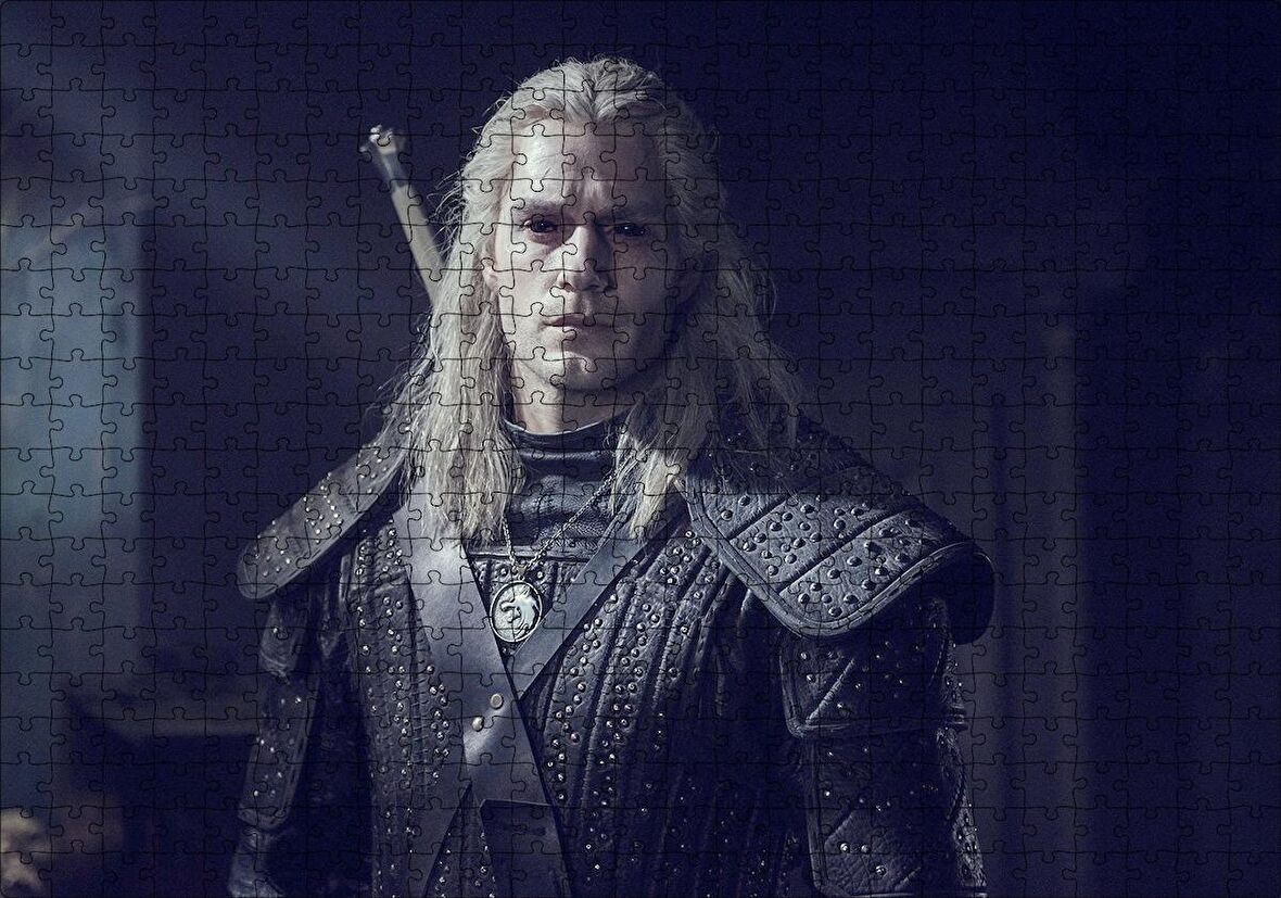 Cakapuzzle The Witcher Henry Cavill Puzzle Yapboz MDF Ahşap
