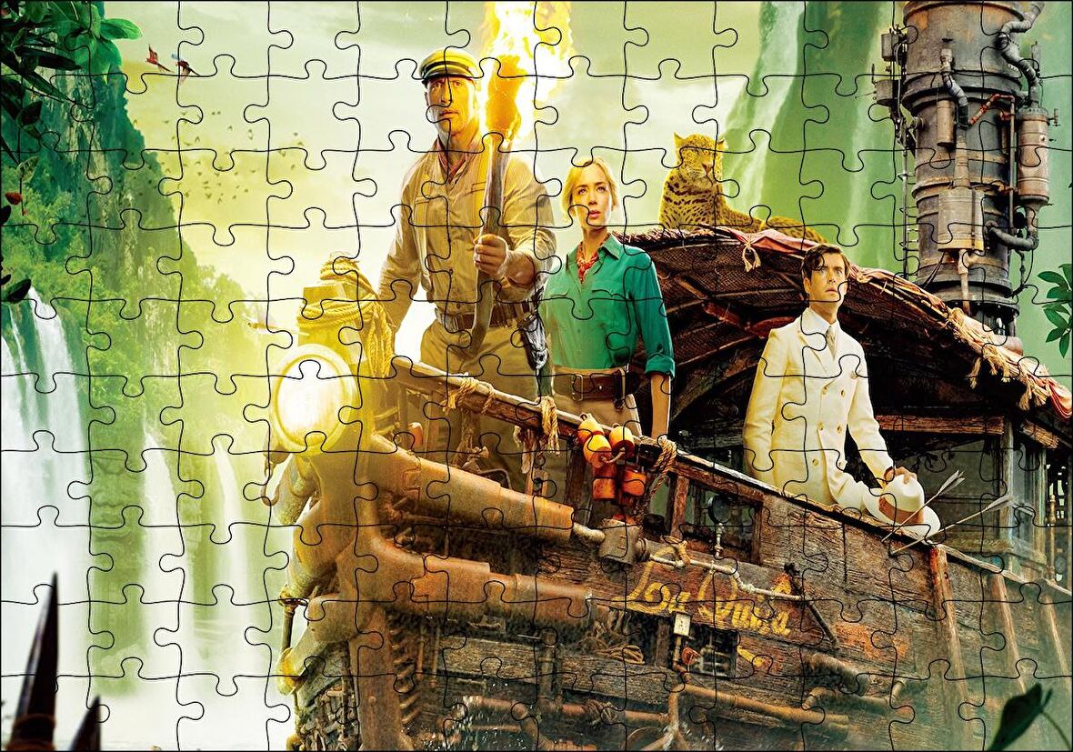 Cakapuzzle Jumanji Vahşi Orman Güvertede Maceracılar Puzzle Yapboz MDF Ahşap