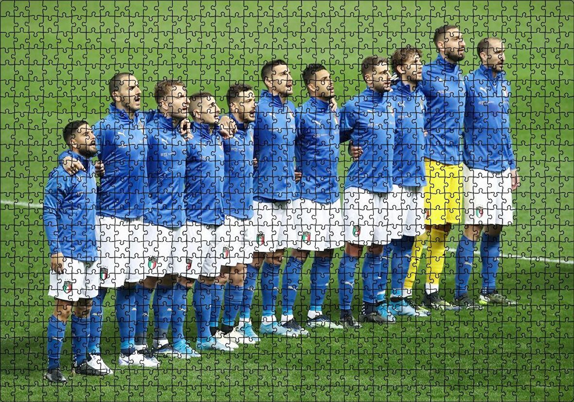 Cakapuzzle Euro 2021 Kupa Şampiyonu İtalya Puzzle Yapboz MDF Ahşap