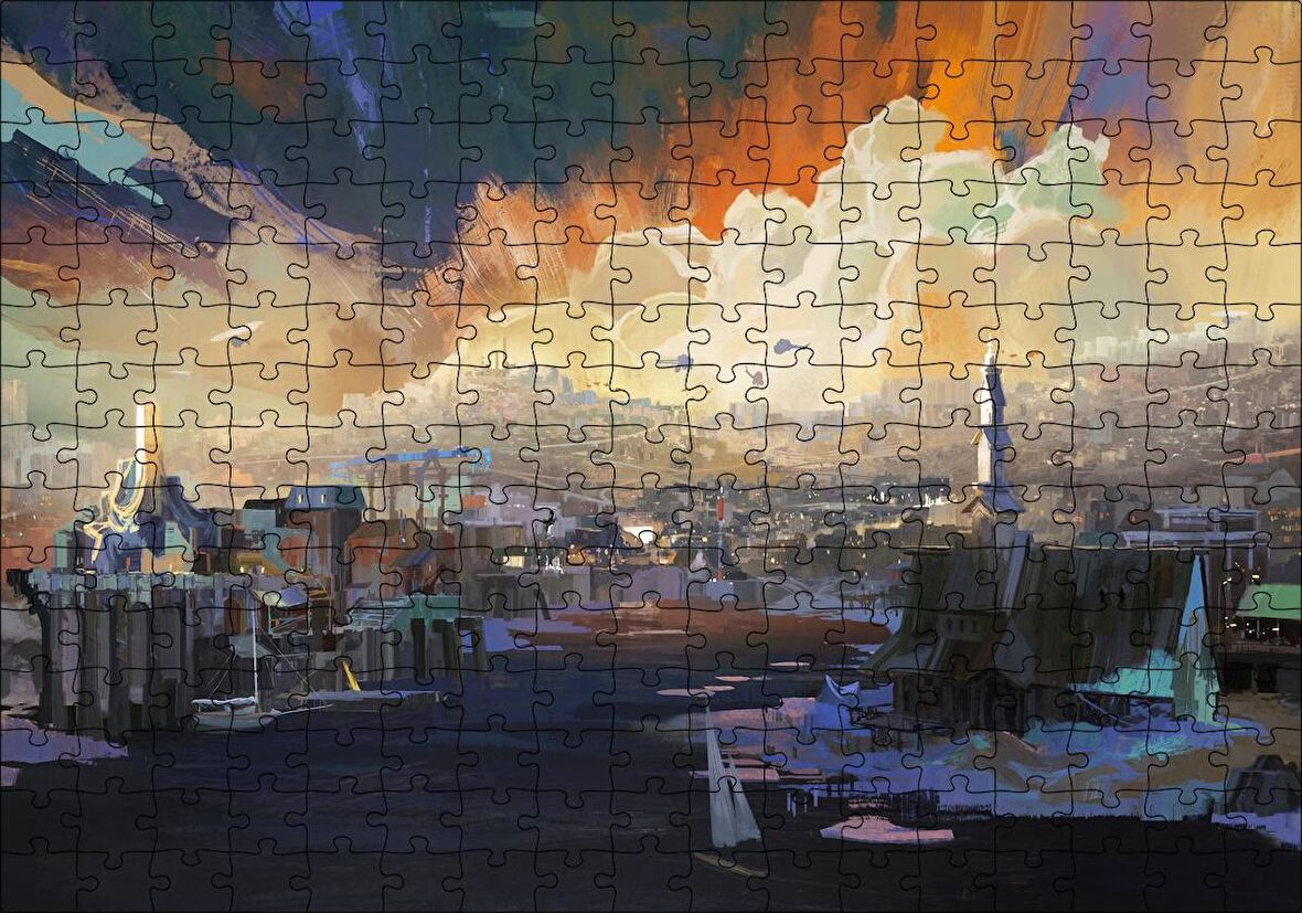 Cakapuzzle Disco Elysium Sanat Eseri Aleksander Rostov Oyun Sanat Görseli Puzzle Yapboz MDF Ahşap