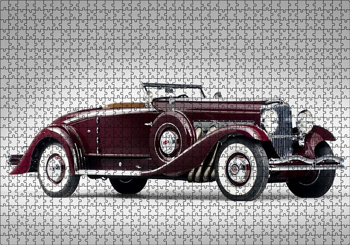 Cakapuzzle Duesenberg Model J 1920-1929 Puzzle Yapboz MDF Ahşap