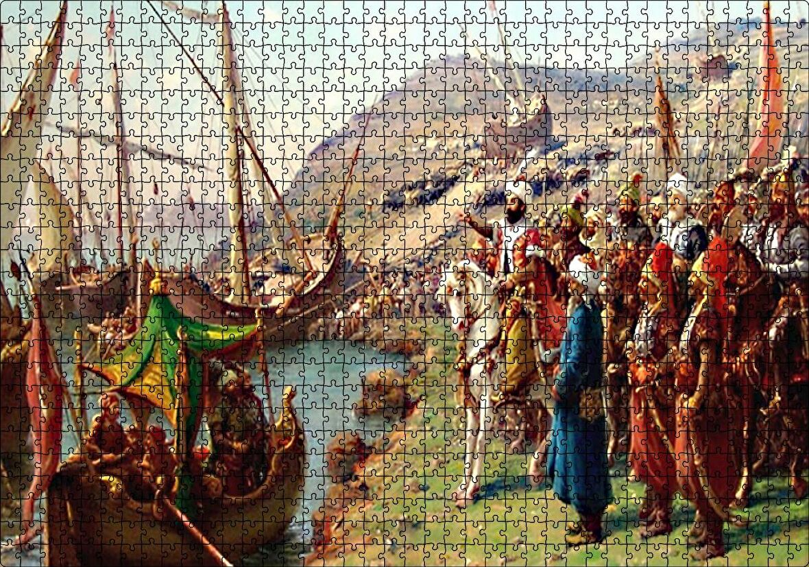 Cakapuzzle İstanbul Fethİ Fatih Sultan Mehmet Gemileri Karadan İndirilmesi Puzzle Yapboz MDF Ahşap