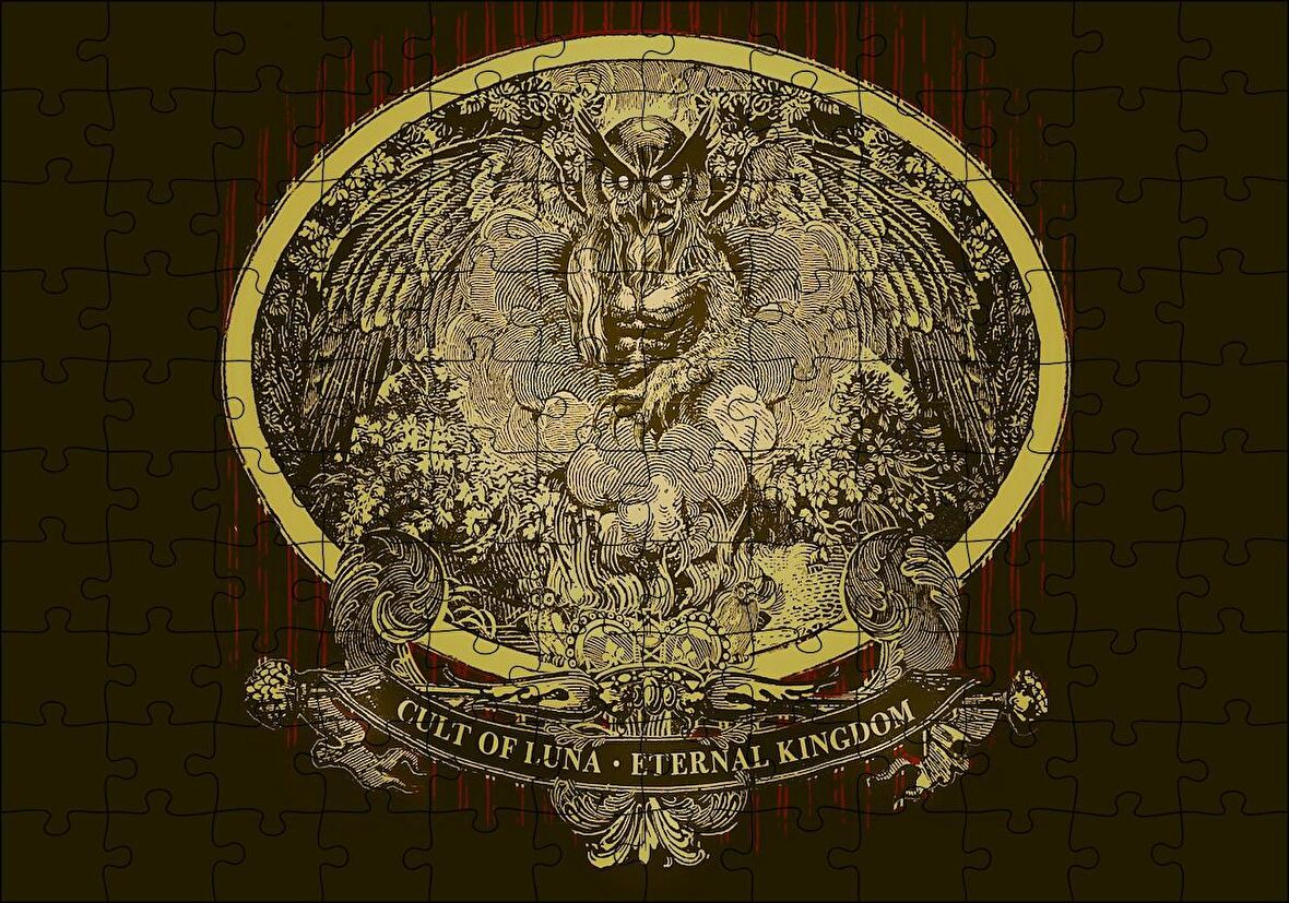 Cakapuzzle Cult Of Luna Eternal Kingdom Görseli Puzzle Yapboz MDF Ahşap