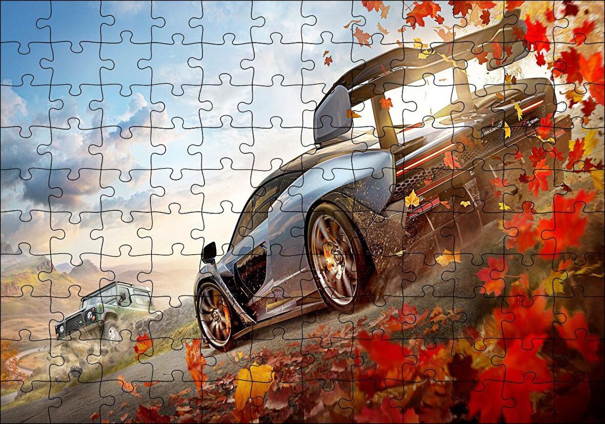 Cakapuzzle E3 2018 Forza Horizon 4 Puzzle Yapboz MDF Ahşap