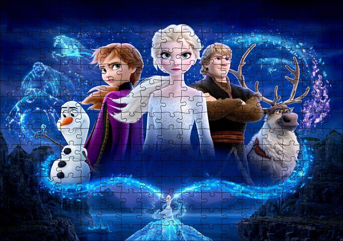 Cakapuzzle Frozen Karlar Ülkesi 2013 Görseli Puzzle Yapboz MDF Ahşap