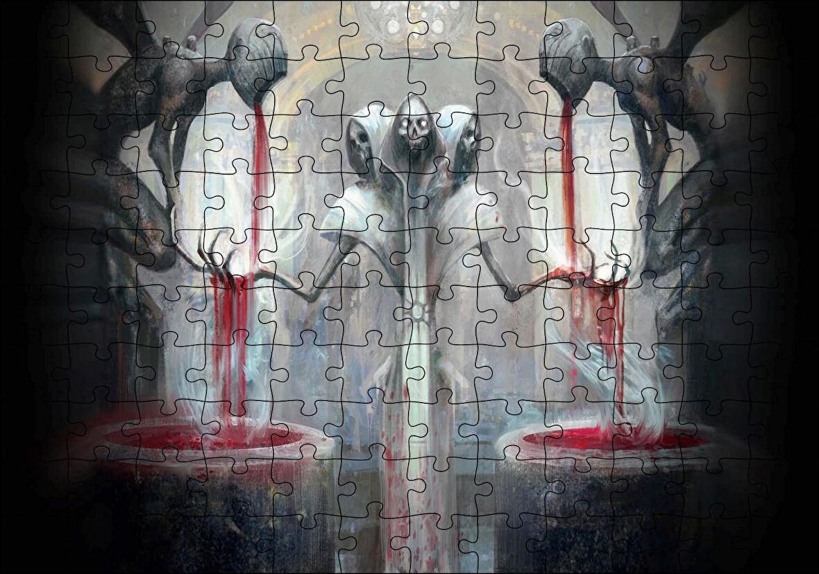 Cakapuzzle Güneş Tanrısının Kanı Derin Rüya Görseli Puzzle Yapboz MDF Ahşap