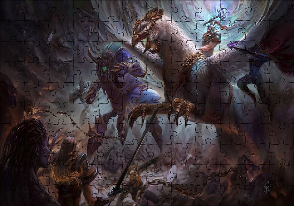Cakapuzzle Heroes Of The Storm Oyun Görseli Puzzle Yapboz MDF Ahşap