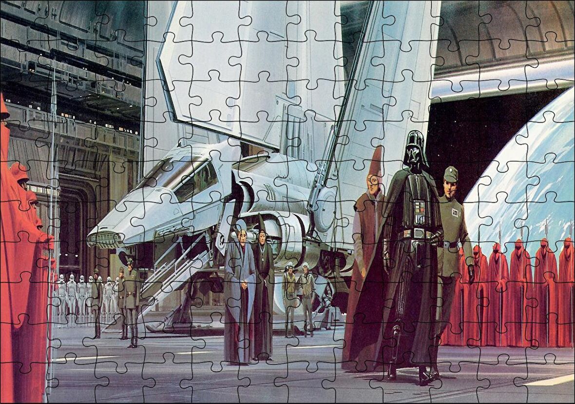 Cakapuzzle Ralph Mcquarrie Star Wars Puzzle Yapboz MDF Ahşap