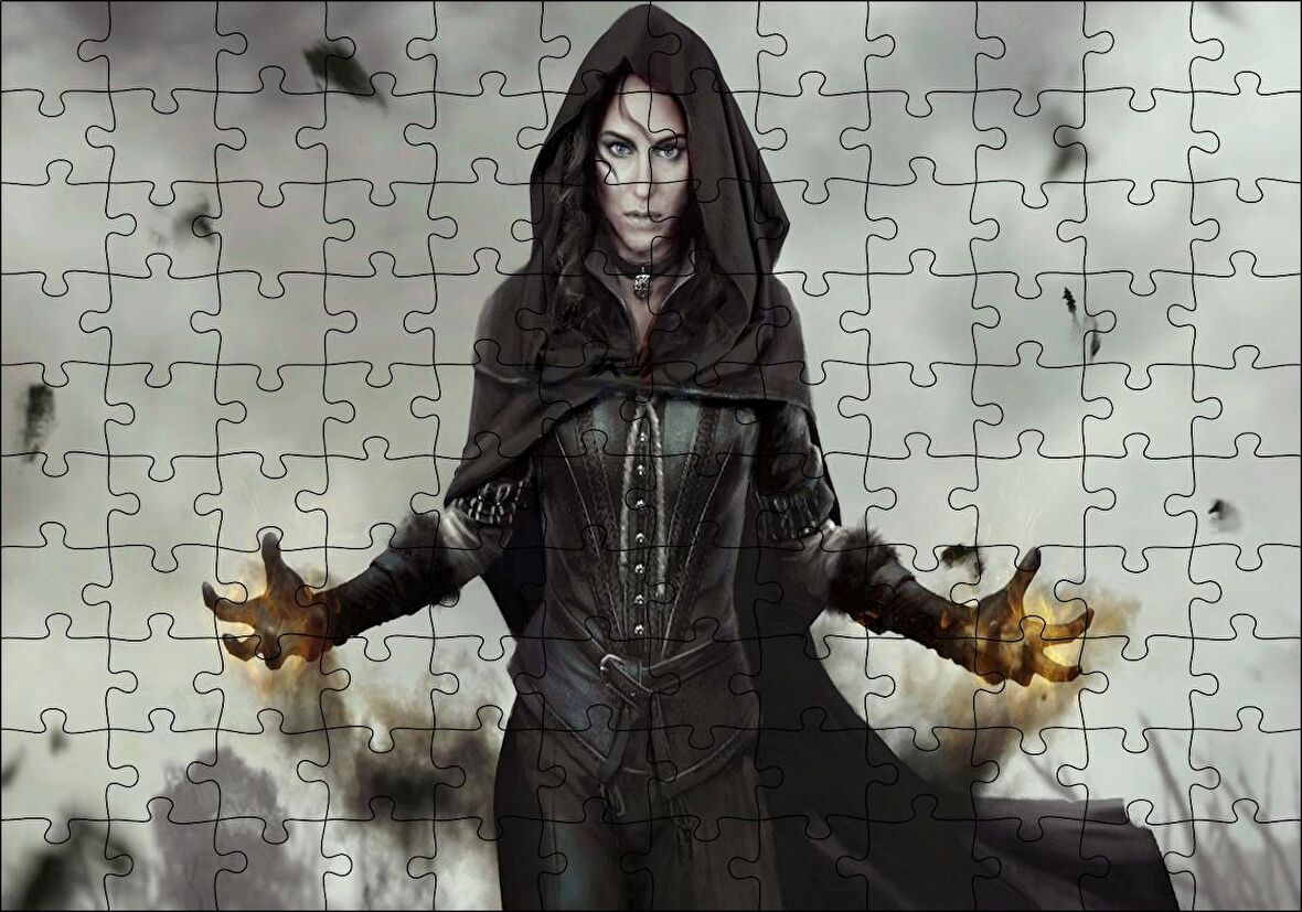 Cakapuzzle The Witcher 3 Vahşi Av Puzzle Yapboz MDF Ahşap
