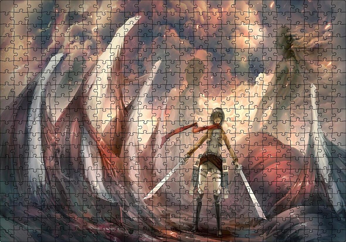 Cakapuzzle Titan'a Tarihçi Görseli Puzzle Yapboz MDF Ahşap