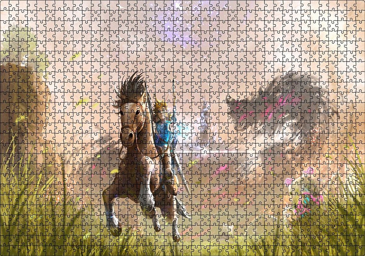 Cakapuzzle Vahşi Zelda Nefesi Efsanesi Görseli Puzzle Yapboz MDF Ahşap