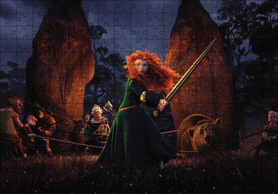 Cakapuzzle  Brave Görsel Puzzle Yapboz MDF Ahşap