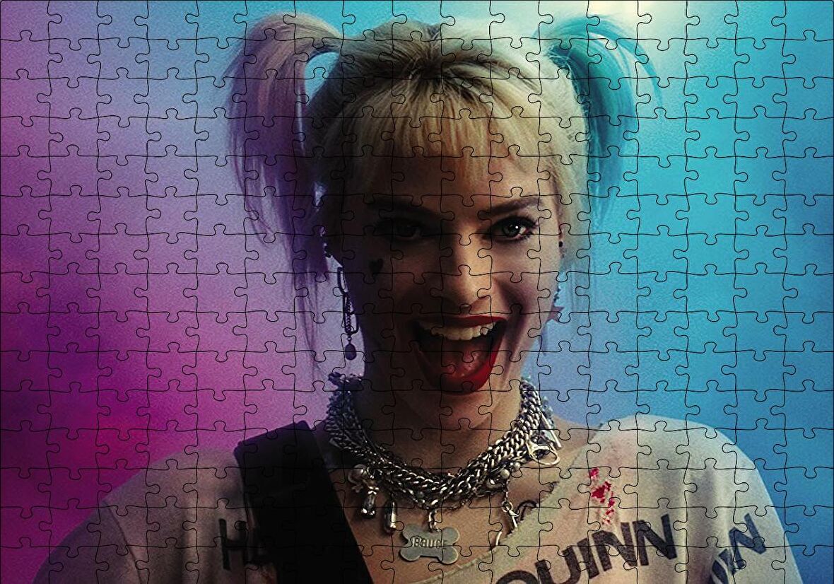 Cakapuzzle  Yırtıcı Kuşlar Harley Quinn Puzzle Yapboz MDF Ahşap