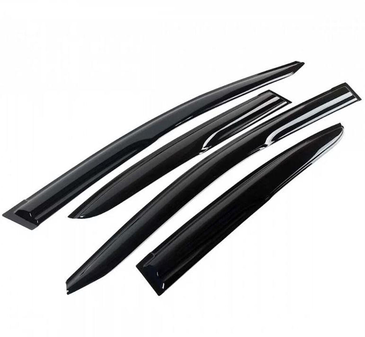 Honda Civic 2012-2016 Araca Özel Mugen Cam Rüzgarlıgı 4'lü Set