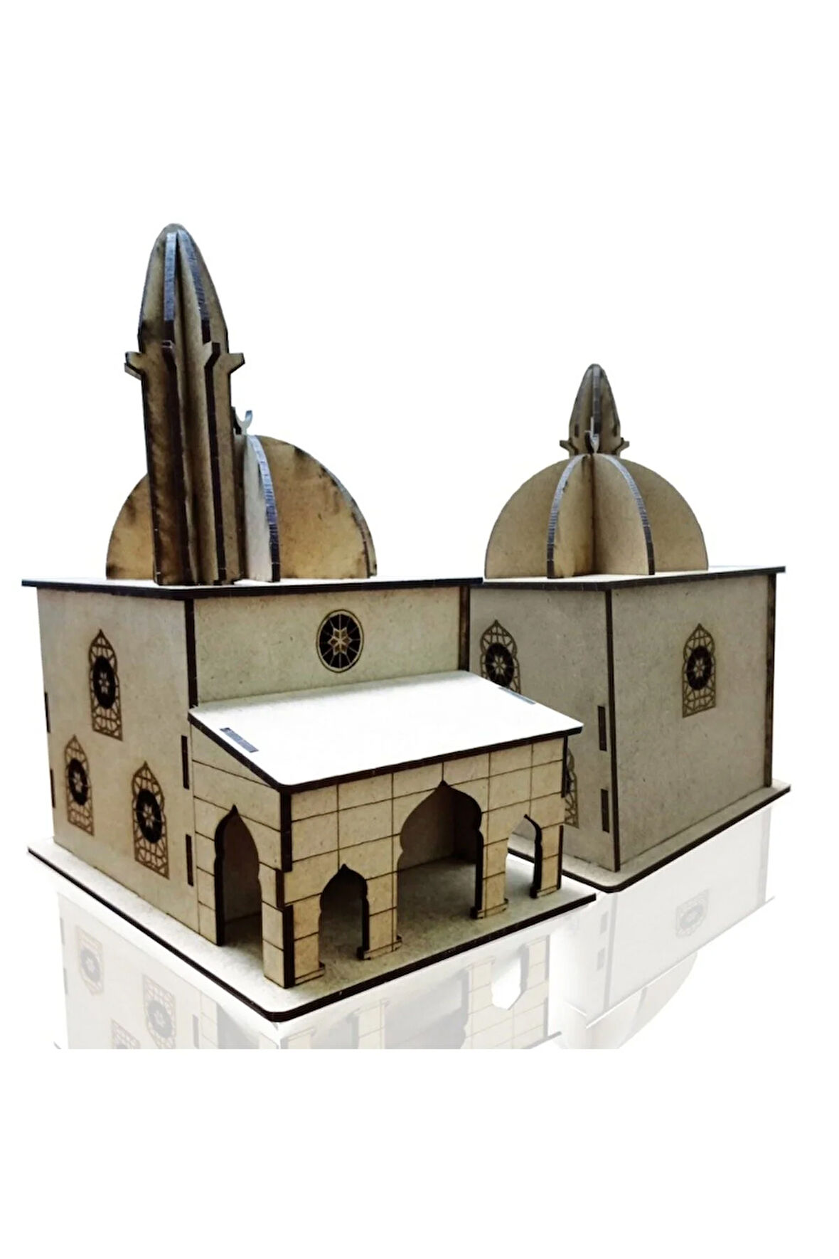 Eğlenceli ve Eğitici Dini Oyuncak - Demonte Camii Maketi - Ahşap Montaj Oyuncak