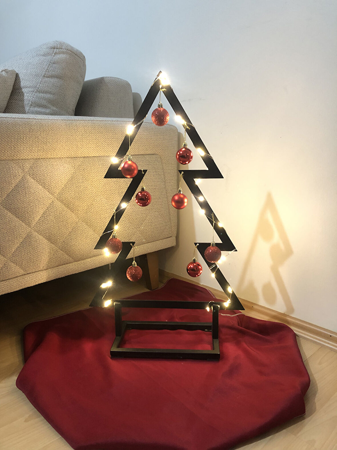 Lyla Metal Mini Yılbaşı Çam Ağacı, Fotoğraf Anı Köşesi