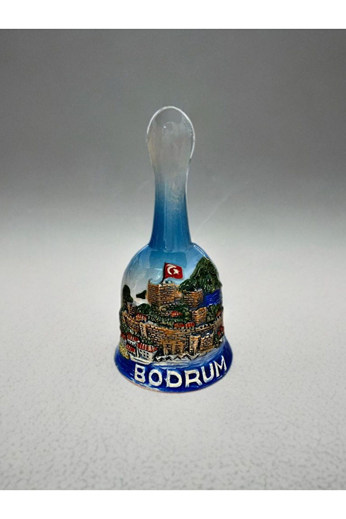 BODRUM Temalı Seramik Çan 10 cm