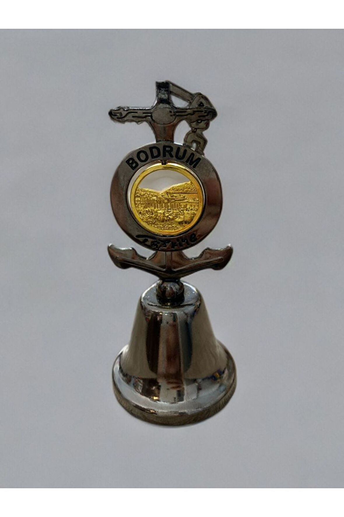 BODRUM Temalı Metal Çan 4,5cm x 9,5cm